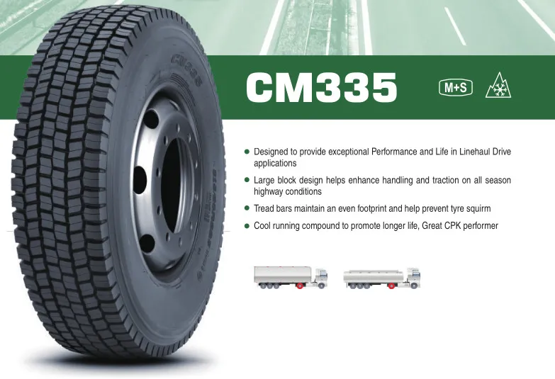 295/60 R22.5 BISON CM335 150/147K (E,C,74)