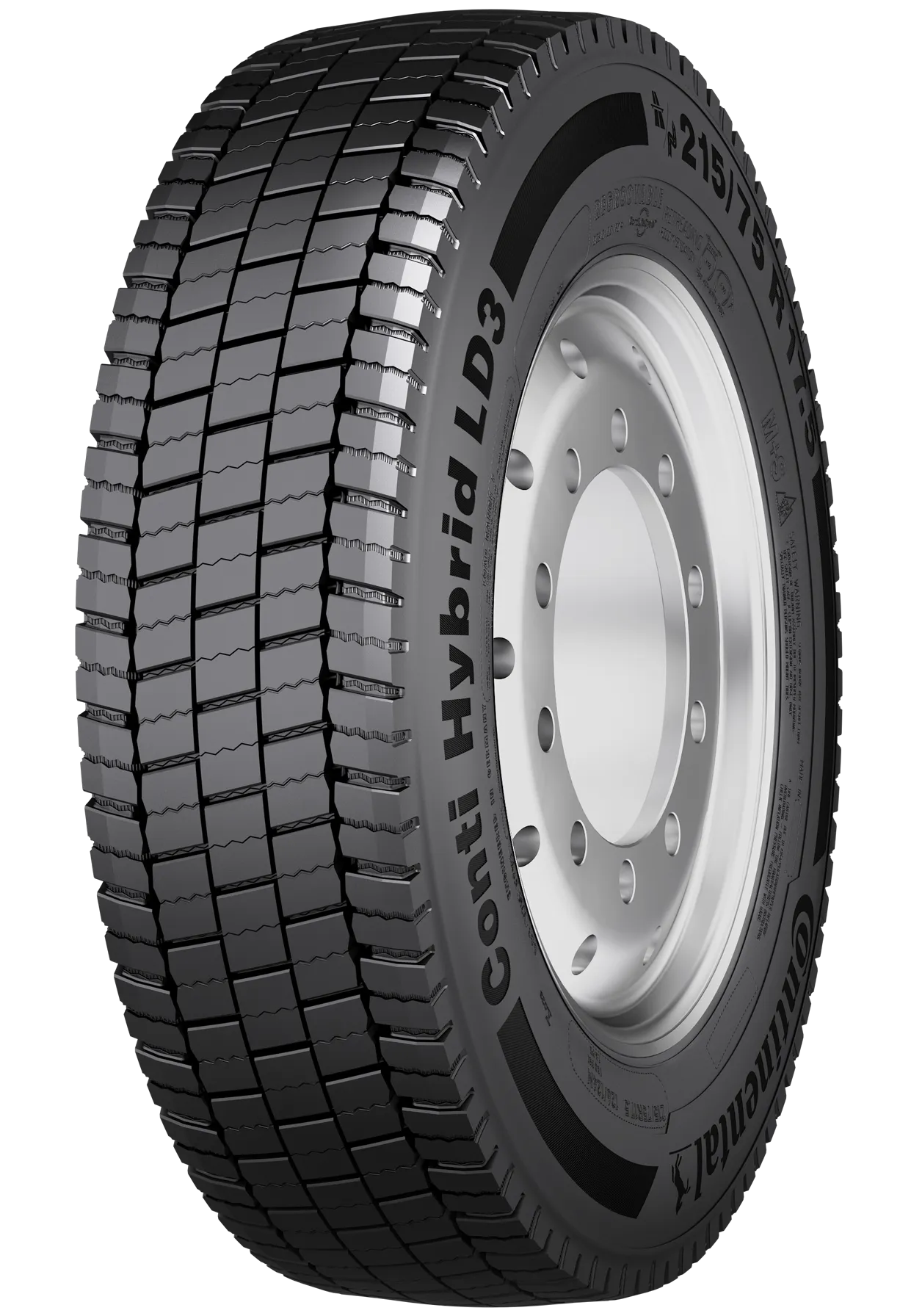 225/75 R17.5 CONTINENTAL HYBRID LD3 129/127M (D,C,76)